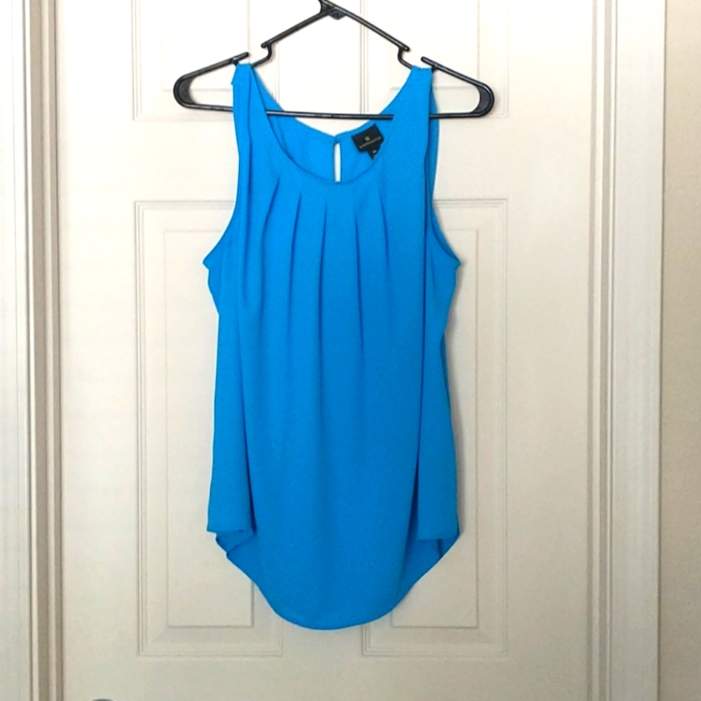 Worthington Blue Sleeveless Blouse